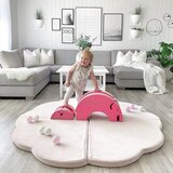 MeowBaby Roza otroška igralna podloga 160x160 cm - | Shoptok.si