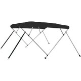 vidaXL Tenda bimini s 2 luka crna 239 x 184 x 131 cm | shoptok.hr