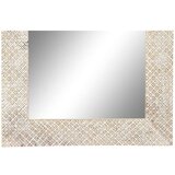  Zidno ogledalo DKD Home Decor Prirodno Bijela Drvo Manga (76 5 x 3 x 122 cm) | shoptok.hr