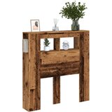vidaXL LED uzglavlje staro drvo 100x18,5x103,5 cm izrađeno drvo | shoptok.hr