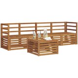  Setovi sofa 5 pcs Prirodna Čvrsto drvo akacije | shoptok.hr
