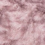 vidaXL Košata preproga prašna roza 240x240 cm poliester | Shoptok.si