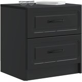  Noćni ormar 2 pcs Crna 43 x 34,5 x 44,5 cm Konstruirano drvo | shoptok.hr