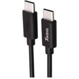 X Wave kabl Type C na Type C 5Gbp/s 1m Crni | Eponuda.com