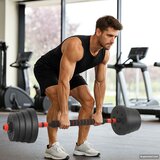  2-u-1 set bućica 40kg Crna i crvena Cement i pijesak od željeza | shoptok.hr