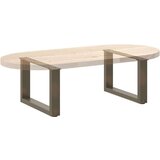  Noge za stolić U-oblika 2 kom Prirodni čelik 50x(30-31) cm | shoptok.hr