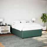  Okvir za krevet tamnozeleni 160x200 cm baršunasti | shoptok.hr