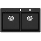  Sudoper Aquasanita MAGNA SQM200-AW Black metallic | shoptok.hr