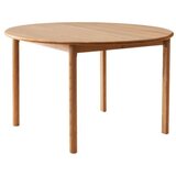 Hammel Furniture Okrugli proširiv blagovaonski stol s dodatnom pločom od punog hrasta ø 120 cm Noor – Cijene
