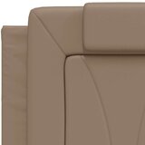  Krevet s madrac cappuccino 140x190 cm od umjetne kože | shoptok.hr