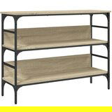  The Living Store Klubska mizica sonoma hrast 100x32x75 cm inženirski les - Konzolna Mizica, (21448363) | Shoptok.si