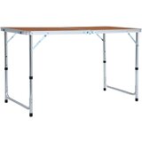 The Living Store Zložljiva miza za kampiranje iz aluminija 120x60 cm - Zložljiva Miza Za Kampiranje, (22101421) Cene
