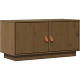 TV ormarić smeđa boja meda 80 x 34 x 40 cm od masivne borovine | shoptok.hr