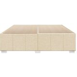  Okvir za krevet bez madraca krem 200x200 cm od tkanine | shoptok.hr