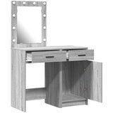  Toaletni stol 2 kom. Siva 50 x 41 x 135 cm Konstruirano drvo | shoptok.hr