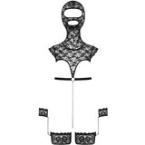 Bad Kitty čipkasti BDSM set (crni) | shoptok.hr