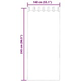 Voile zavjese s petljama 2 kom narančaste 140x245 cm | Shoptok.si