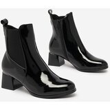 Resti Black women's boots on a low post Nekery | ePonuda.com
