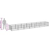  Kavez za pse crni 7 m² čelični | shoptok.hr