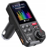  Avto bluetooth oddajnik 5.0 FM USB QC TF bas LCD 12-24V Cene