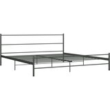 The Living Store Posteljni okvir siv kovinski 200x200 cm - Posteljni Okvir, (21528957) | Shoptok.si