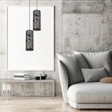  Visilica na sajli AVALO 2xE27/60W/230V prečnik 20 cm siva/crna | Eponuda.com