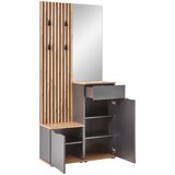 XORA PREDSOBA antracit, hrast artisan | Shoptok.si