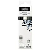 LIQUITEX Professional Set markerjev Paint Marker Essential (3 kos, Monokromes, 2 mm, Pravokotna konica) | Shoptok.si