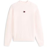 Tommy Jeans Pulover mornarsko plava / pastelno roza / crvena / bijela Cijene