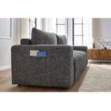 Bobochic Paris Temno siva raztegljiva/s prostorom za shranjevanje sedežna garnitura 248 cm Arsene – | Shoptok.si