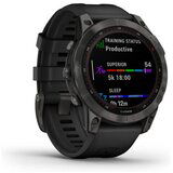 Garmin Sportki GPS sat Fenix Sapphire Solar Carbon Gray (Crni) | ePonuda.com