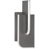Nova Luce Svijetlo siva metalna LED zidna lampa s mogućnosti zatamnjivanja Totem – | shoptok.hr