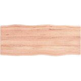 Stolna ploča svjetlosmeđa 100x40x2 cm od obrađene hrastovine | shoptok.hr