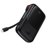 Baseus Power Bank QPow - 10 000mAh LCD Quick Charge PD 20W with cable to Lightning 8-pin black PPQD020001 | Eponuda.ba
