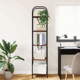 vidaXL Polica Dimljeni hrast 40 x 30 x 183 cm Konstruirano drvo | shoptok.hr