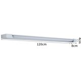  Brilagi-LED Osvetljenje za kupatilska ogledala AQUA LINE LED/36W/230V 120 cm IP44 matni hrom | Eponuda.com