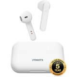 Streetz True Wireless Stereo slušalke s polnilnim ohišjem, polu-in-ear, BT 5, mat bele, (21358149) Cene