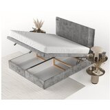 Maison de Rêve Sivi tapecirani bračni krevet s prostorom za odlaganje 160x200 cm Mavel – | shoptok.hr