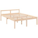 Krevet za starije s uzglavljem 120x200 cm od masivnog drva | shoptok.hr