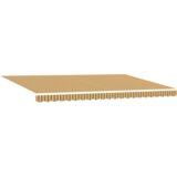vidaXL Avtomatska retraktibilna tenda večbarvna črtasta 500x300 cm | Shoptok.si