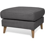 Scandic Temno siv tabure iz rebrastega žameta Paris – | Shoptok.si