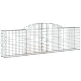  Lučne gabionske košare 8 kom 300x30x80/100 cm pocinčano željezo | shoptok.hr