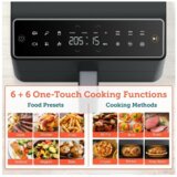 Cosori Dual Blaze 6.4L Smart+ 5x špíz a gril, Grey | Shoptok.si