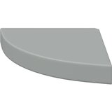  Plutajuće kutne police 2 kom sive 25 x 25 x 3,8 cm MDF | Eponuda.com