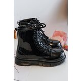 Boto Children's Boots Laquered With Zipper Black Tibbie | ePonuda.com