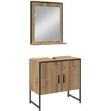  Set namještaja za kupaonicu 4 kom. Smeđa 33 x 33 x 185,5 cm | Eponuda.com