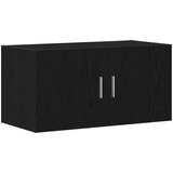  Zidni ormar crni hrast 80x39x40 cm konstruirano drvo Slike