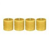 Atmosphera svijeća 4.5x4.5cm ŽUTA 4kom | Eponuda.ba