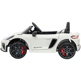  Licencirani auto na akumulator Porsche 718 - bijeli/lakirani | shoptok.hr