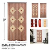 KMT Zavesa za vrata od drvenih perli, 120x235 cm Cene
